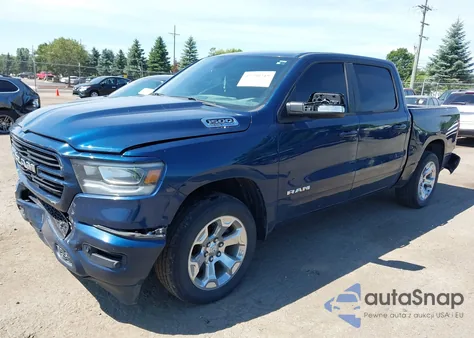 2021 Ram 1500 Big Horn 4X4 5'7 Box from USA, damaged, VIN 1C6SRFFT0MN647954